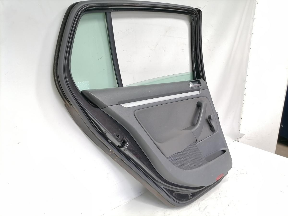 VW Golf 5 original T&uuml;r hinten links LC9Z Black Magic 5-T&uuml;rer Flie&szlig;heck Bj.2004